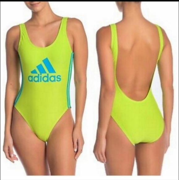 Adida Green Bathing Suite Size M